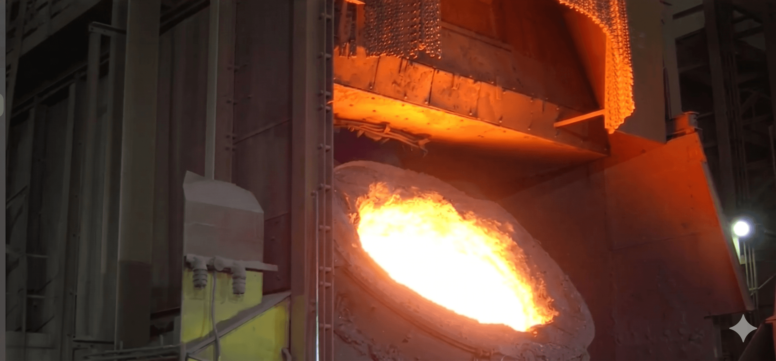 Steel — Mission control on the steelmaking floor.
